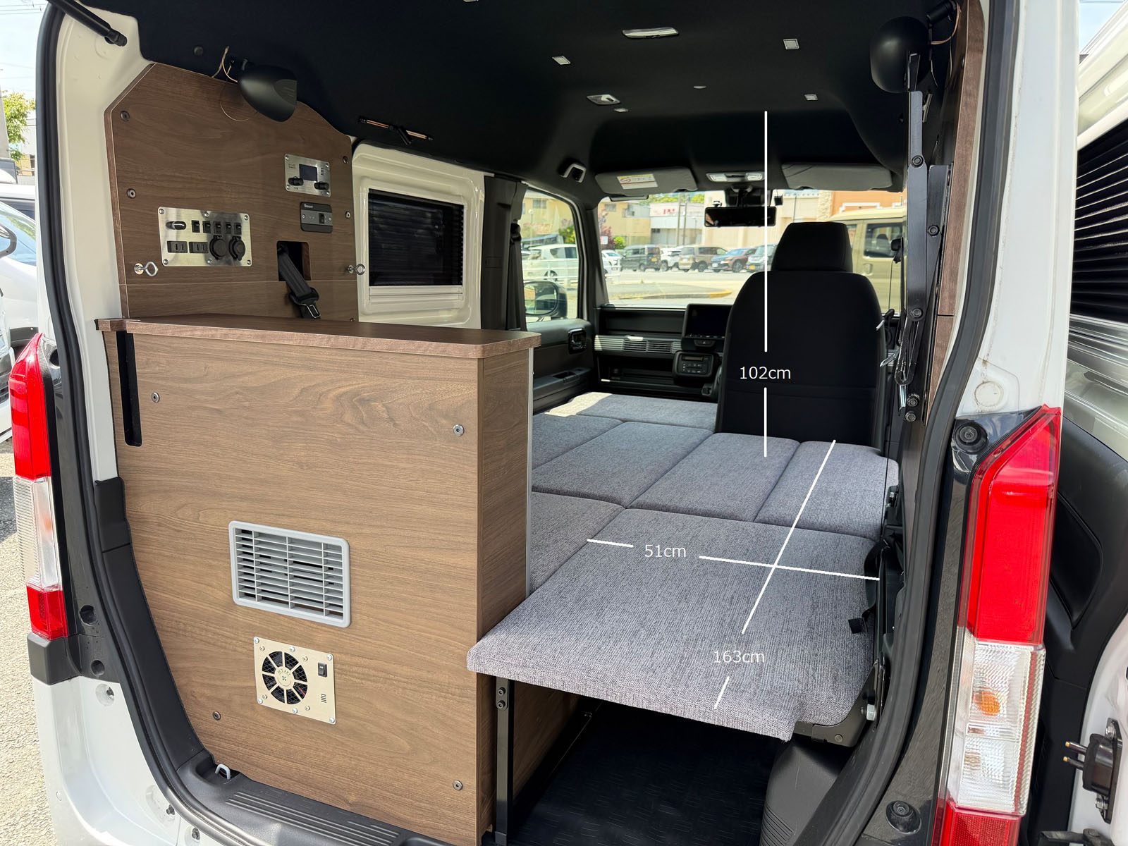 N-VAN ツインベッド